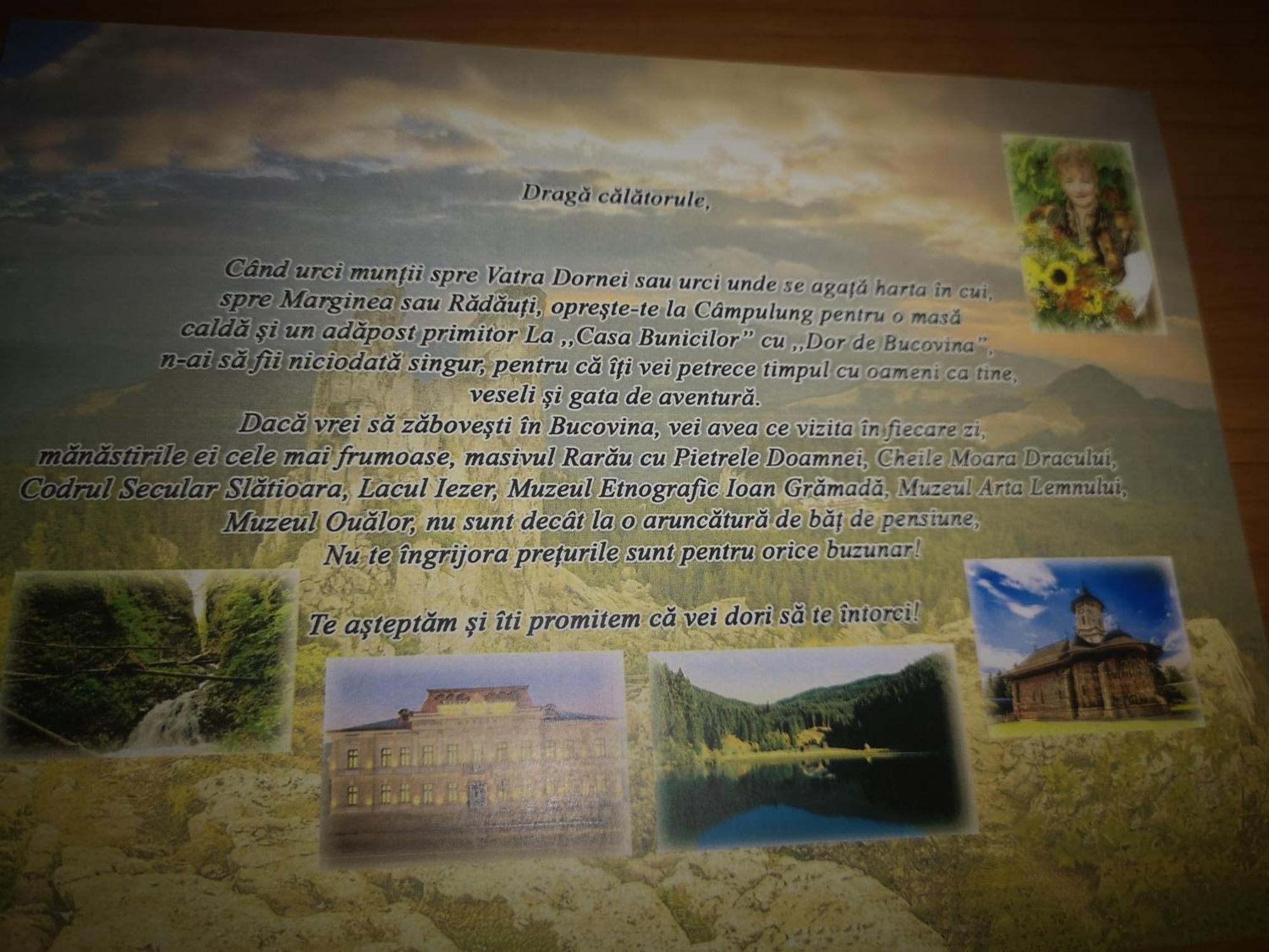 فندق Casa Bunicilor Cu Dor De Bucovina Câmpulung Moldovenesc المظهر الخارجي الصورة